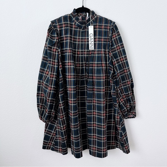 Ganni Dresses & Skirts - Ganni Plaid Dress